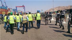 Aqaba Container Terminal employees insist on open-ended strike