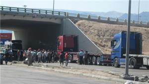 Phosphate truck drivers suspend their sit-in
