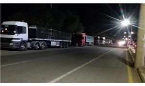 Phosphate truck drivers staged a sit-in protest against the transferring system
