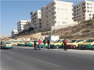 Sit-in for yellow taxi drivers